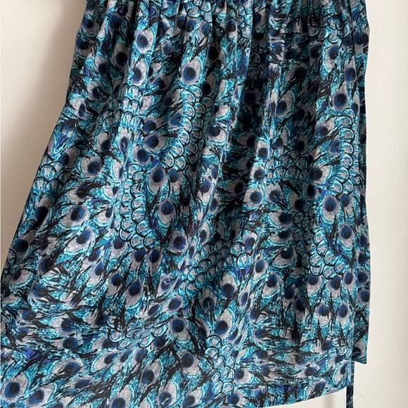 Blue Strapless Dress - Picture 2 of 4